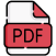 PDF document icon with folded corner