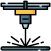 Funnel diagram with stages and progress bar